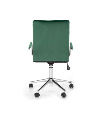 GONZO 4 fotel młodzieżowy ciemny zielony velvet (1p1szt)