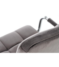 GONZO 4 fotel młodzieżowy popielaty velvet (1p1szt)