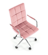 GONZO 4 fotel młodzieżowy różowy velvet (1p1szt)