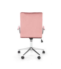 GONZO 4 fotel młodzieżowy różowy velvet (1p1szt)