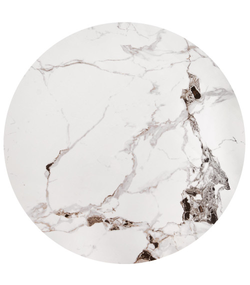 GORETTI ława biały marmur / czarny (2p1szt)