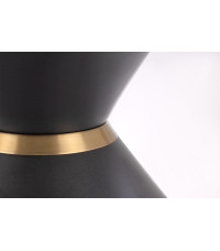 GORETTI ława biały marmur / czarny (2p1szt)