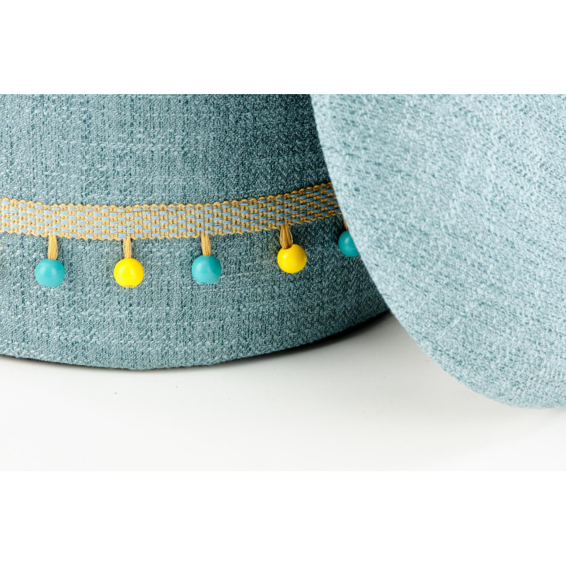 GRADO zestaw 2 puf, jasny niebieski (1p1szt)