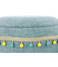 GRADO zestaw 2 puf, jasny niebieski (1p1szt)