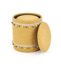 GRADO zestaw 2 puf, żółty (1p1szt)