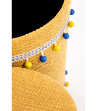 GRADO zestaw 2 puf, żółty (1p1szt)