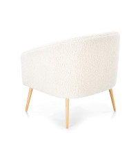 GRIFON 2 fotel wypoczynkowy kremowy / naturalny (1p1szt))