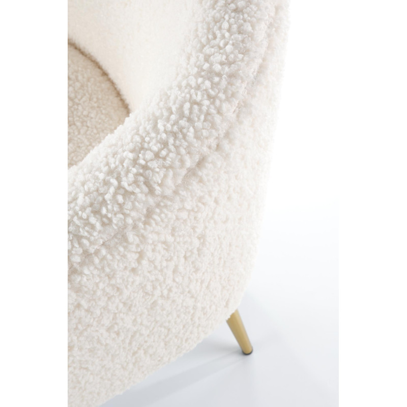 GRIFON 2 fotel wypoczynkowy kremowy / naturalny (1p1szt))