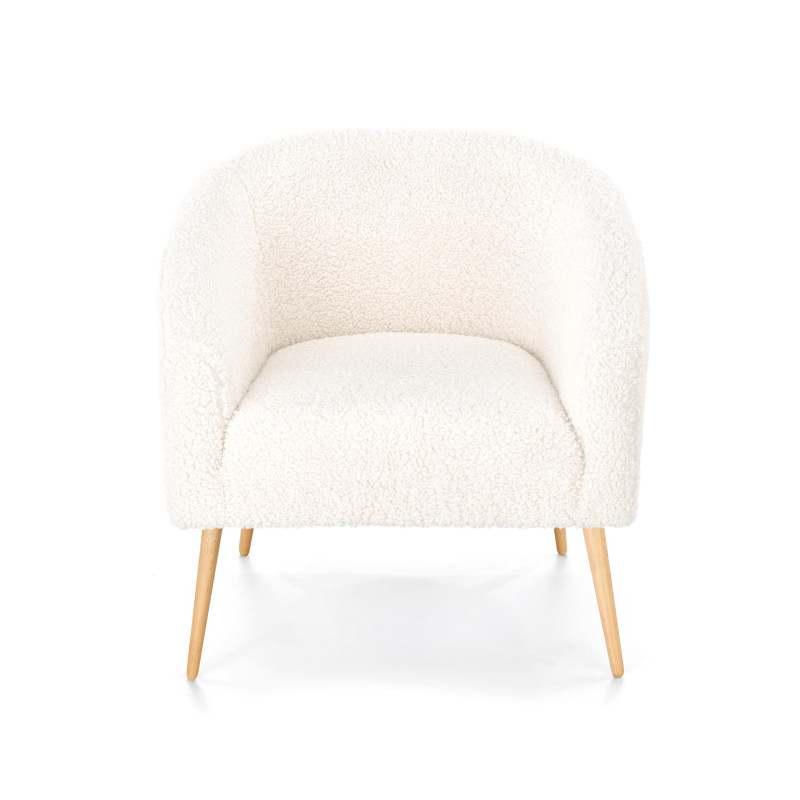 GRIFON 2 fotel wypoczynkowy kremowy / naturalny (1p1szt))