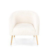 GRIFON 2 fotel wypoczynkowy kremowy / naturalny (1p1szt))