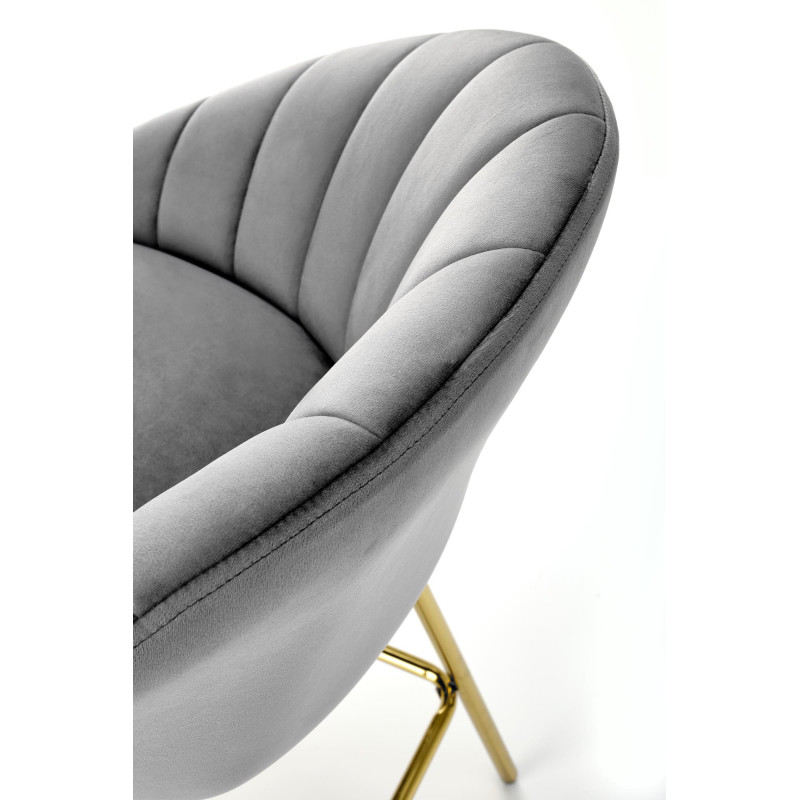 H112 hoker popielaty / złoty (2p2szt)