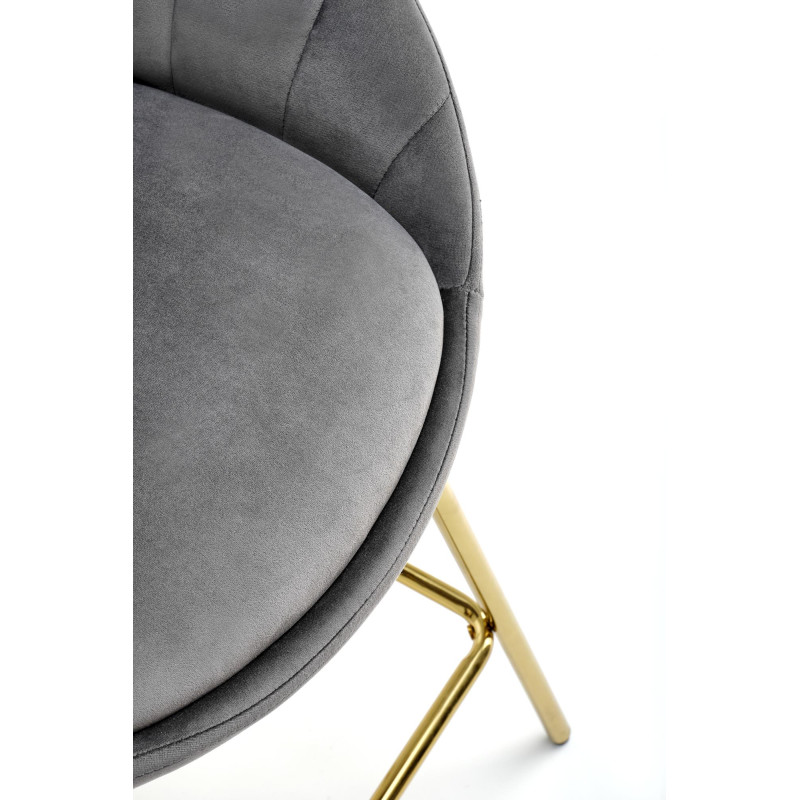 H112 hoker popielaty / złoty (2p2szt)