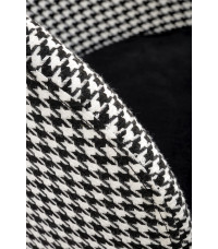 H113  hoker czarny / biały (2p2szt)