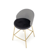 H113  hoker czarny / biały (2p2szt)