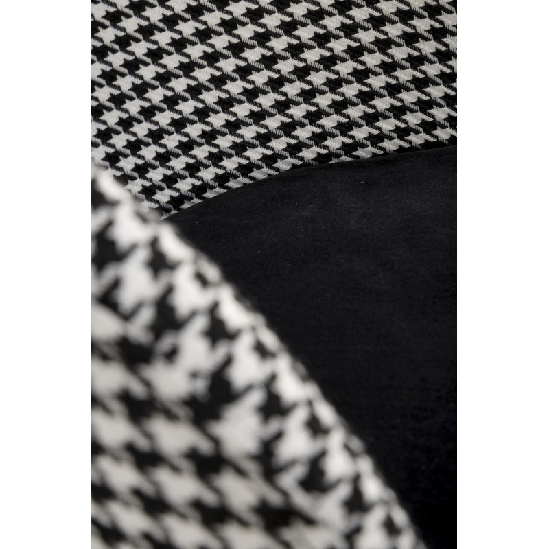 H113  hoker czarny / biały (2p2szt)