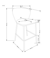 H119 hoker kremowy (1p2szt)