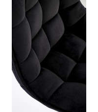 H120 hoker nogi - złote, siedzisko - czarny (1p1szt)