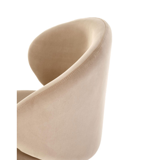 H121 hoker nogi - czarny, siedzisko - beżowy (1p2szt)