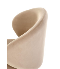 H121 hoker nogi - czarny, siedzisko - beżowy (1p2szt)