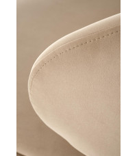 H121 hoker nogi - czarny, siedzisko - beżowy (1p2szt)