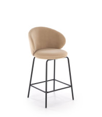 H121 hoker nogi - czarny, siedzisko - beżowy (1p2szt)