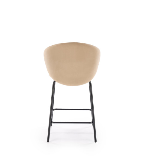 H121 hoker nogi - czarny, siedzisko - beżowy (1p2szt)