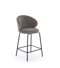 H121 hoker nogi - czarny, siedzisko - popielaty (1p2szt)