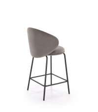 H121 hoker nogi - czarny, siedzisko - popielaty (1p2szt)