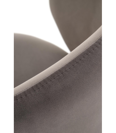 H121 hoker nogi - czarny, siedzisko - popielaty (1p2szt)