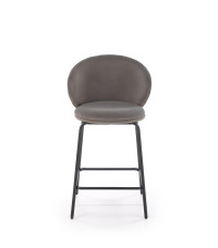 H121 hoker nogi - czarny, siedzisko - popielaty (1p2szt)