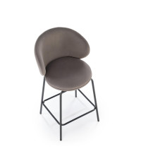 H121 hoker nogi - czarny, siedzisko - popielaty (1p2szt)