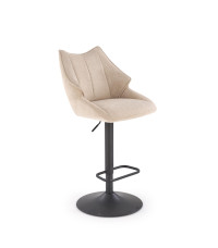 H122 hoker nogi - czarny, siedzisko - beżowy (1p2szt)