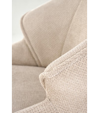 H122 hoker nogi - czarny, siedzisko - beżowy (1p2szt)