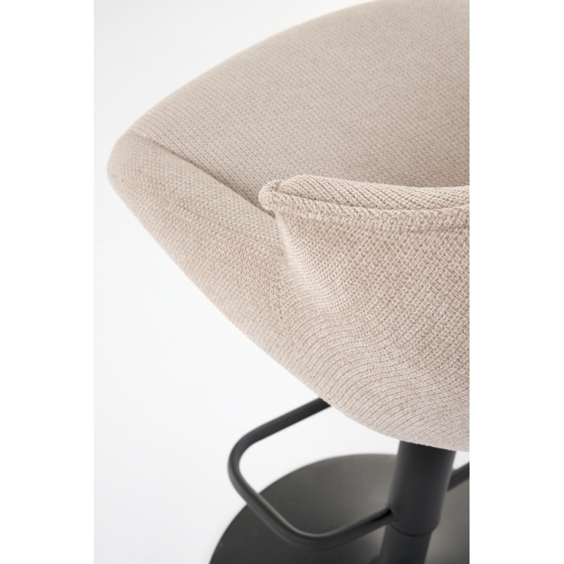 H122 hoker nogi - czarny, siedzisko - beżowy (1p2szt)