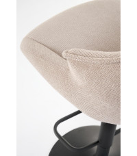 H122 hoker nogi - czarny, siedzisko - beżowy (1p2szt)