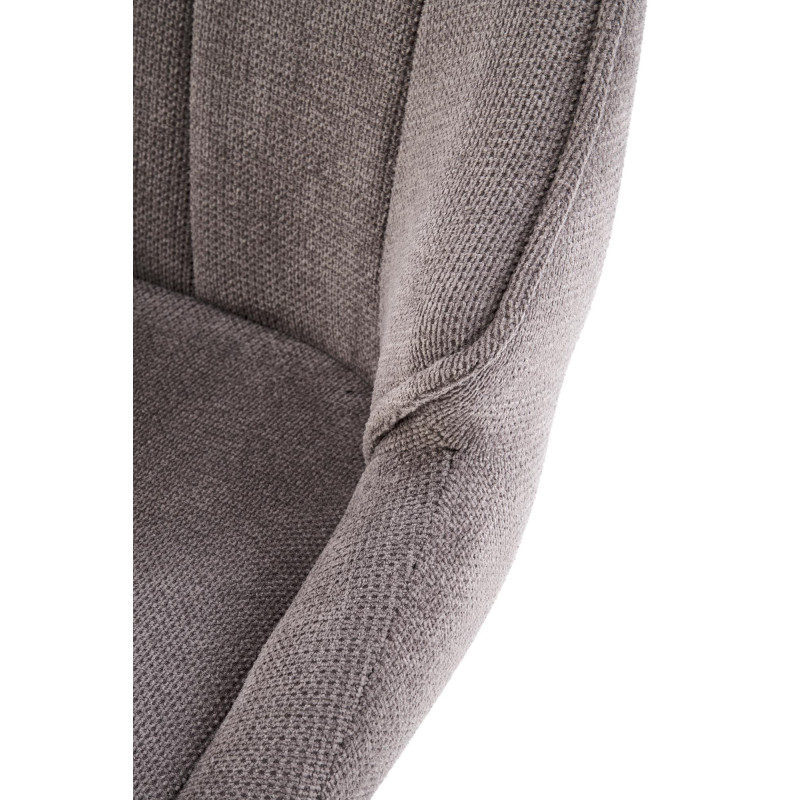 H122 hoker nogi - czarny, siedzisko - popielaty (1p2szt)