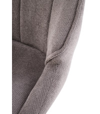 H122 hoker nogi - czarny, siedzisko - popielaty (1p2szt)