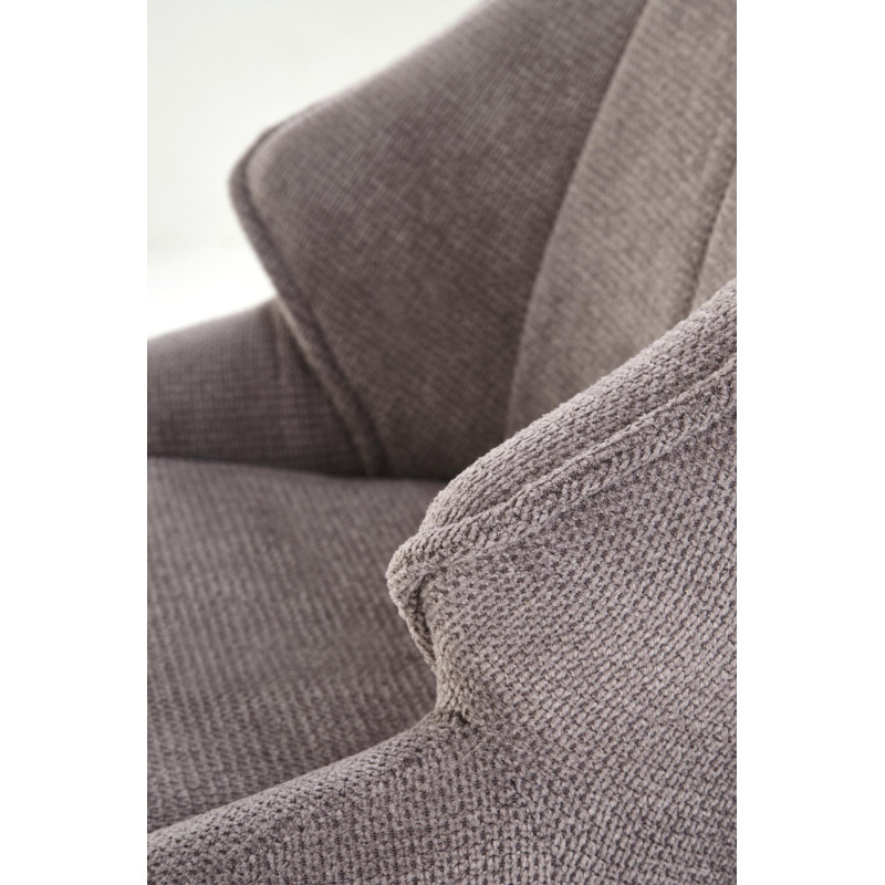 H122 hoker nogi - czarny, siedzisko - popielaty (1p2szt)