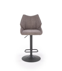 H122 hoker nogi - czarny, siedzisko - popielaty (1p2szt)