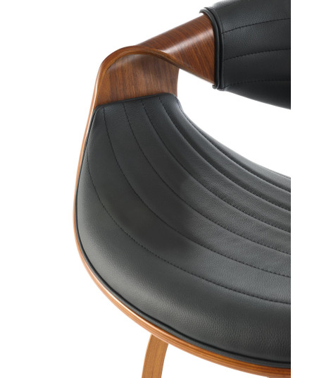 H123 hoker czarny / orzechowy (1p1szt)