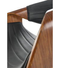 H123 hoker czarny / orzechowy (1p1szt)