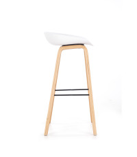 H86 hoker biało / popiel (1p2szt)