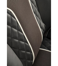 HAMLET fotel gabinetowy czarny / popielaty (1p1szt)