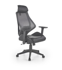 HASEL fotel gabinetowy czarny / popiel