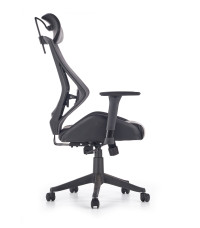 HASEL fotel gabinetowy czarny / popiel