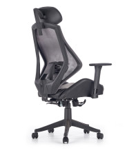 HASEL fotel gabinetowy czarny / popiel