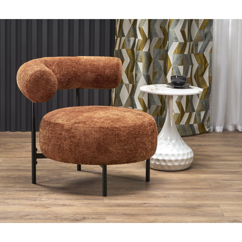 HAZARD fotel wypoczynkowy, cynamonowy (1p1szt)