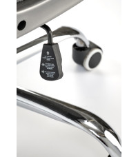 HELDER 2 fotel gabinetowy popielaty (1p1szt)