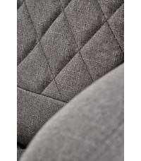 HELDER 2 fotel gabinetowy popielaty (1p1szt)