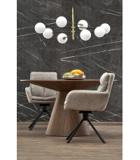 HENDERSON stół okrągły, orzechowy (2p1szt)